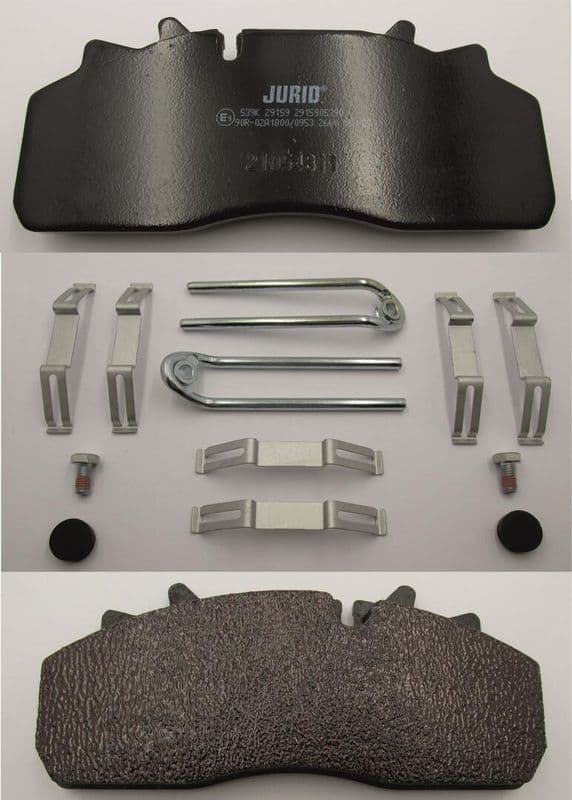 set placute frana,frana disc JURID 2915905390