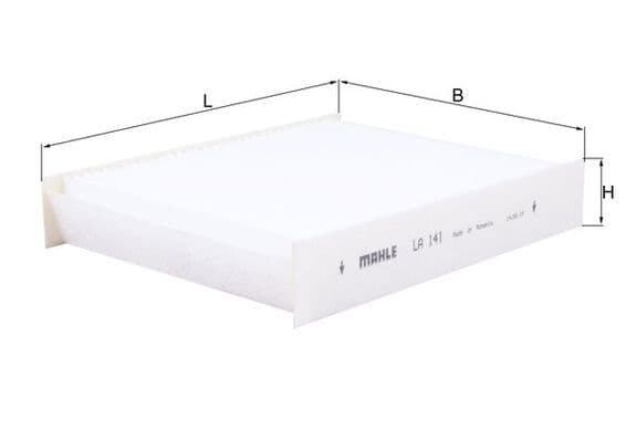 Filtru, aer habitaclu KNECHT LA 141