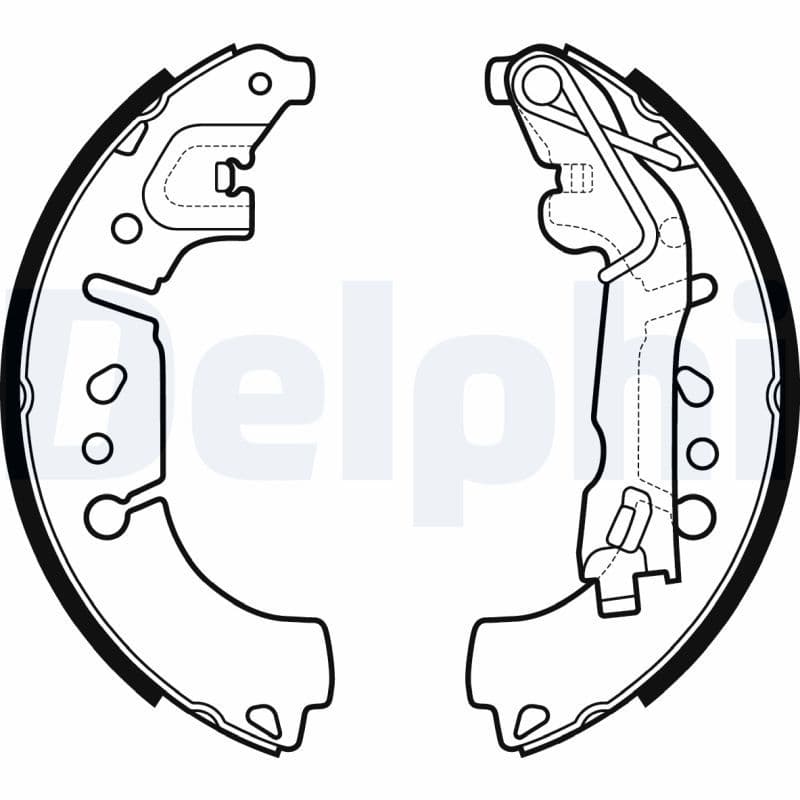 Set saboti frana DELPHI LS2135