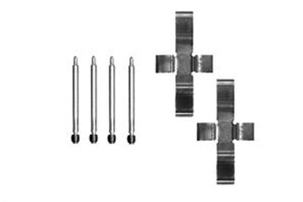 Set accesorii, placute frana TRW PFK168