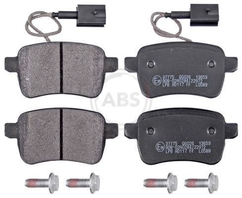 set placute frana,frana disc ABS 37775