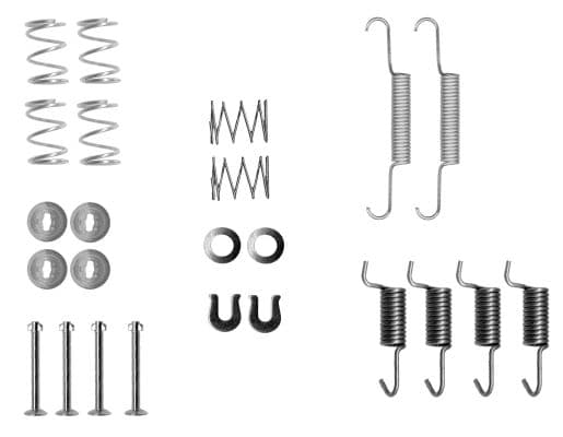 set accesorii, saboti frana parcare TEXTAR 97035801