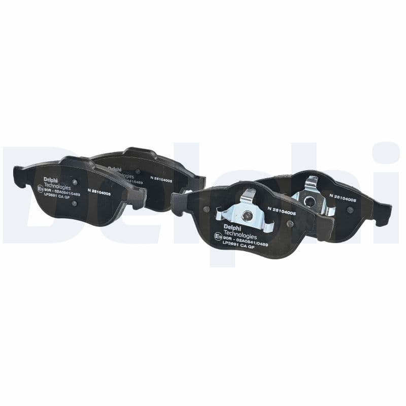 set placute frana,frana disc DELPHI LP3691