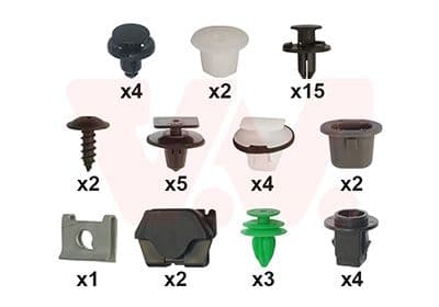 Set montaj, aripa laterala VAN WEZEL 3372796