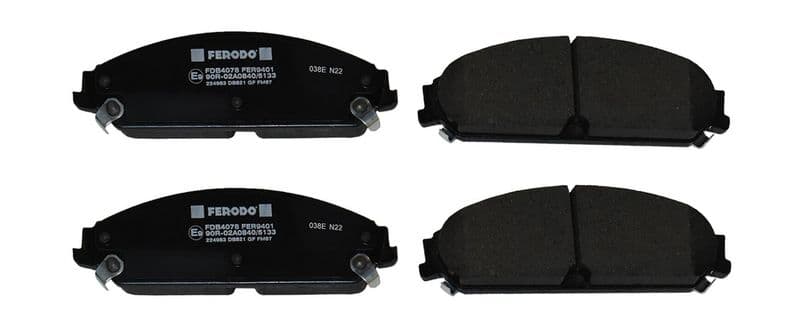 set placute frana,frana disc FERODO PREMIER FDB4078
