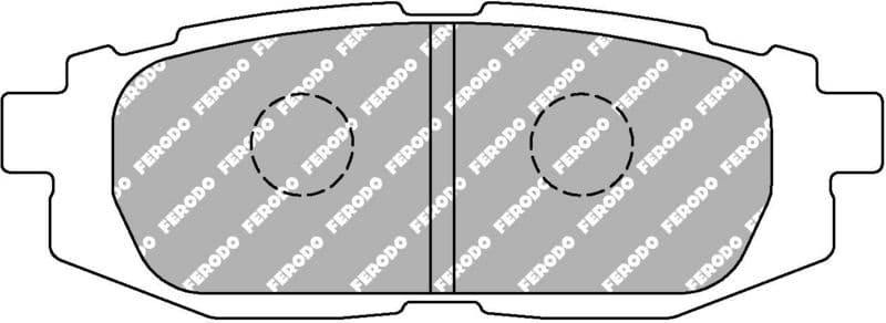 set placute frana,frana disc FERODO FCP4187H