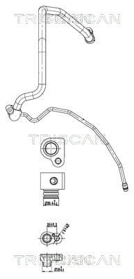 conducta presiune variabila,aer conditionat TRISCAN 9010 11024