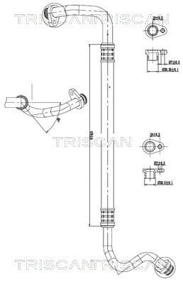 conducta presiune variabila,aer conditionat TRISCAN 9010 28028