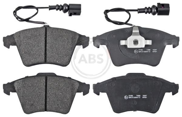 set placute frana,frana disc ABS 37482