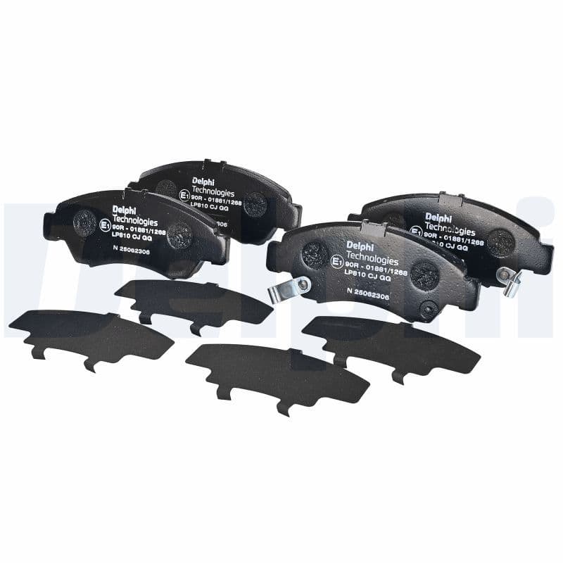 set placute frana,frana disc DELPHI LP810