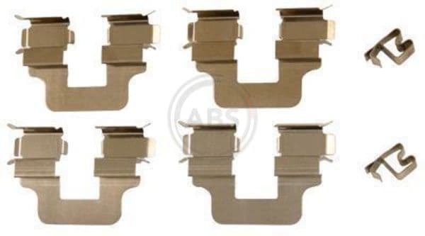 Set accesorii, placute frana ABS 1245Q