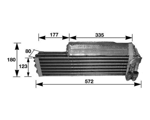 Evaporator, aer conditionat MAHLE BEHR AE 37 000S
