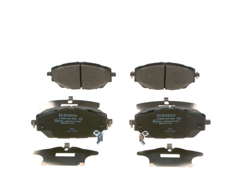 set placute frana,frana disc BOSCH 0 986 424 865