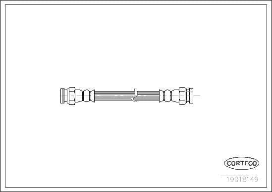 Furtun frana CORTECO 19018149