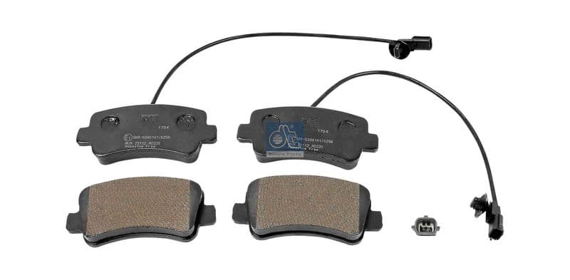 set placute frana,frana disc DT Spare Parts 6.95124