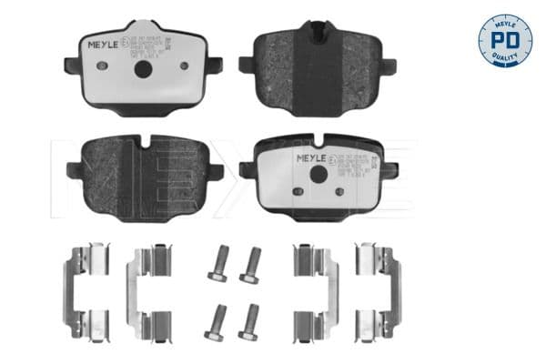 set placute frana,frana disc MEYLE -PD: Advanced performance and design. 025 247 0318/PD
