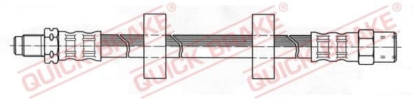Furtun frana QUICK BRAKE 36.201