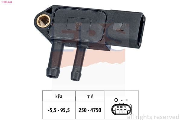 senzor presiune aer EPS Made in Italy - OE Equivalent 1.993.264