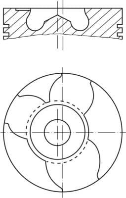 Piston MAHLE 151 12 00