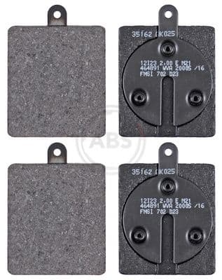 set placute frana,frana disc ABS 35162