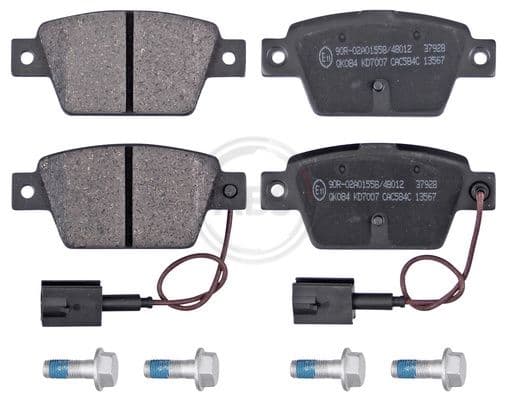 set placute frana,frana disc ABS 37928