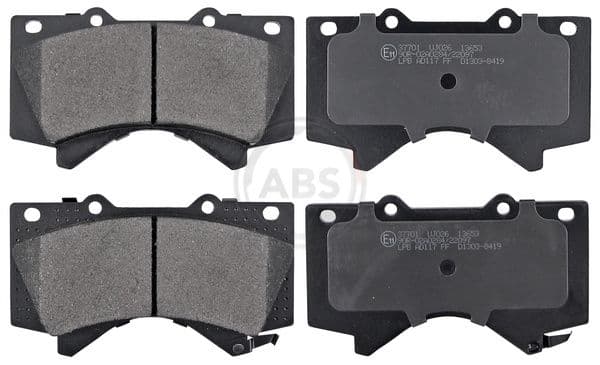 set placute frana,frana disc ABS 37701