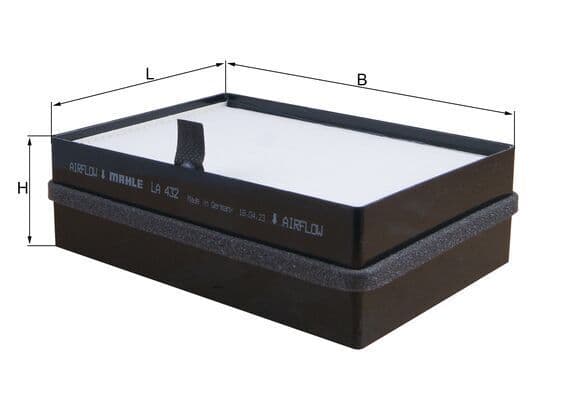 Filtru, aer habitaclu MAHLE LA 432