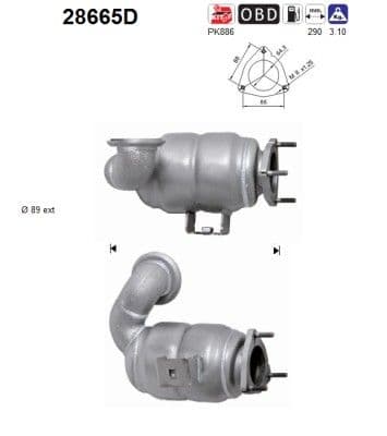 Catalizator AS-PL 28665D