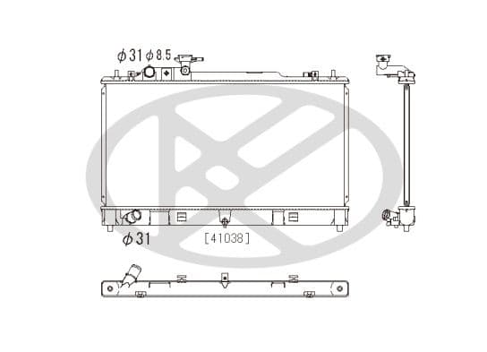 Radiator, racire motor KOYORAD PL062694