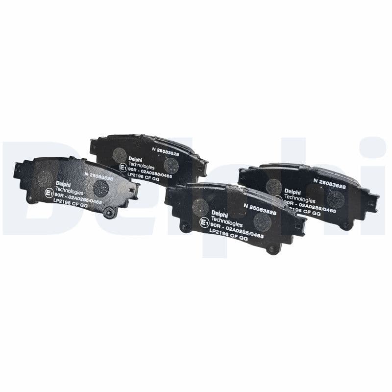 set placute frana,frana disc DELPHI LP2196
