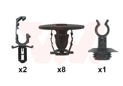 Set montaj, capota motor VAN WEZEL 0989797