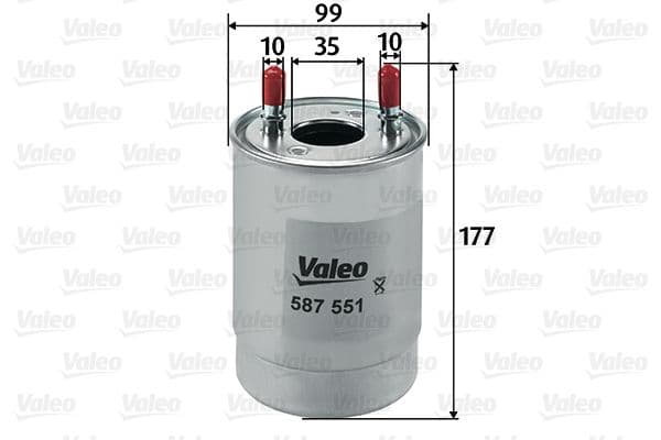 filtru combustibil VALEO 587551