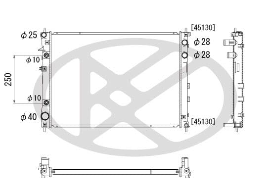 Radiator, racire motor KOYORAD PL091877