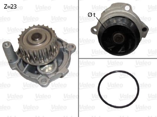Pompă de apă, răcire motor VALEO 506790