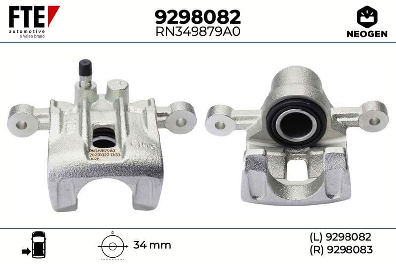 Etrier frana FTE NEOGEN 9298082