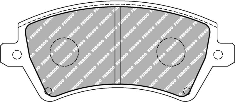 set placute frana,frana disc FERODO RACING DS2500 FCP1573H