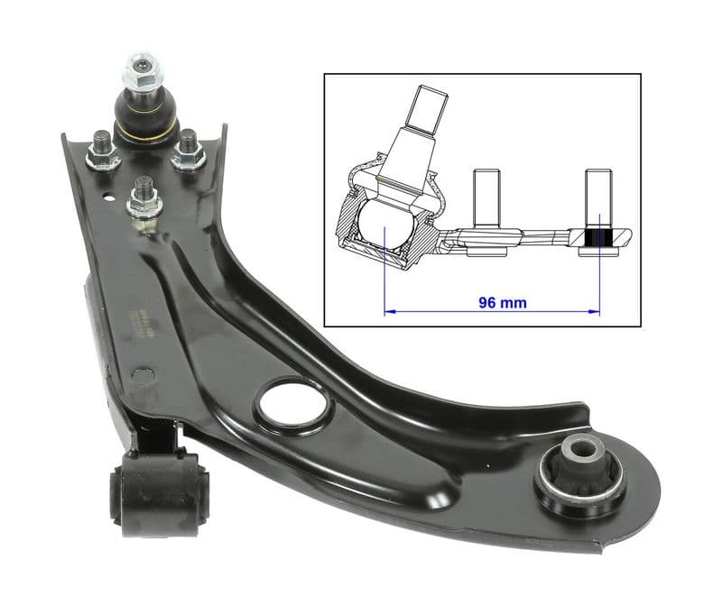Brat, suspensie roata MOOG PE-WP-14686