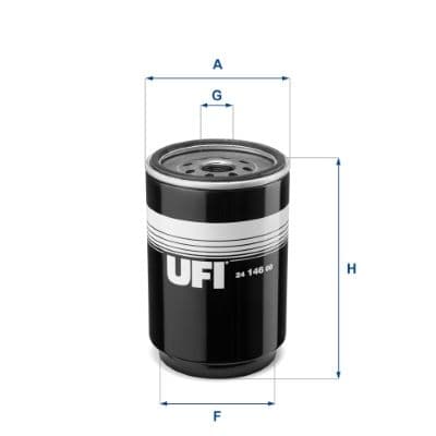 filtru combustibil UFI 24.146.00