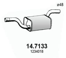 Toba esapament finala ASSO 14.7133