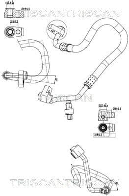 conducta presiune variabila,aer conditionat TRISCAN 9010 16021