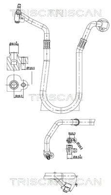 conducta presiune variabila,aer conditionat TRISCAN 9010 16047