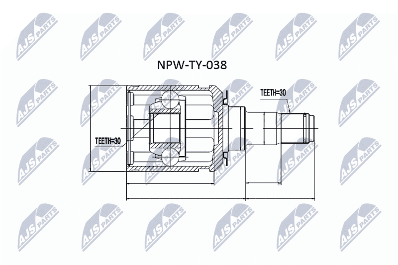 Set articulatie, planetara NTY NPW-TY-038