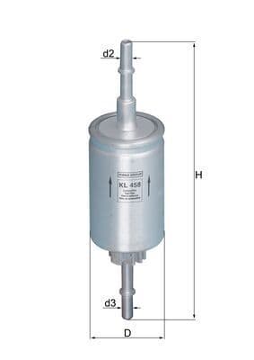 filtru combustibil MAHLE KL 458