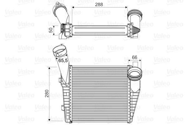 Intercooler, compresor VALEO 818814