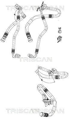 conducta presiune variabila,aer conditionat TRISCAN 9010 15022
