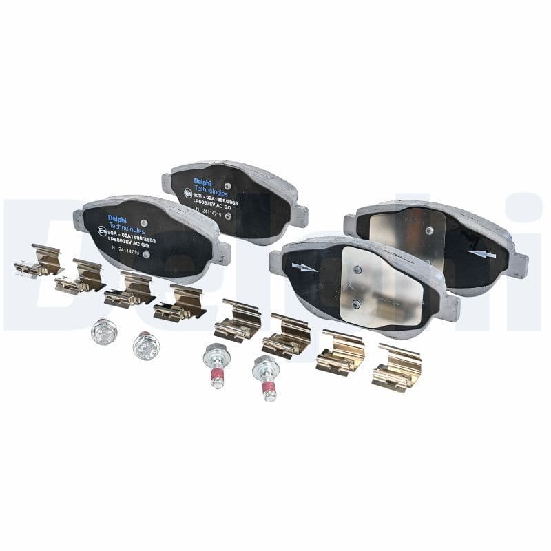 set placute frana,frana disc DELPHI LP5083EV