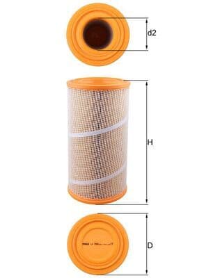 Filtru aer MAHLE LX 7080