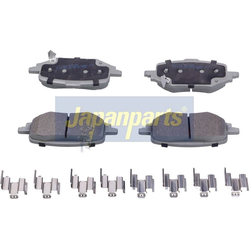 set placute frana,frana disc JAPANPARTS PP-322AF