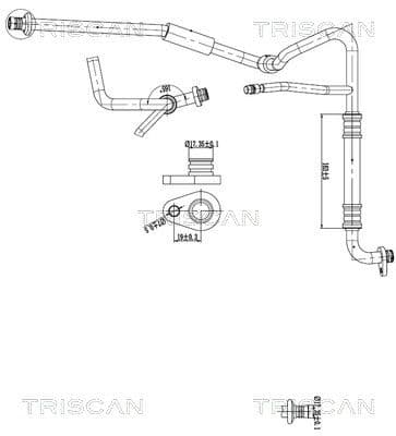 conducta presiune variabila,aer conditionat TRISCAN 9010 28069