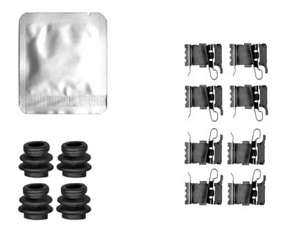 Set accesorii, placute frana TEXTAR 82563600